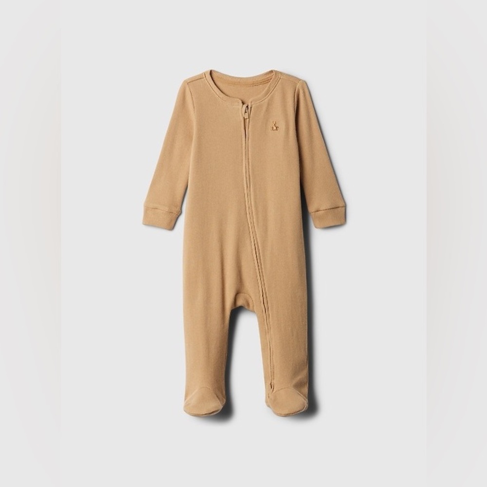 GAP Baby Ribbed Two-Way Zip One-Piece